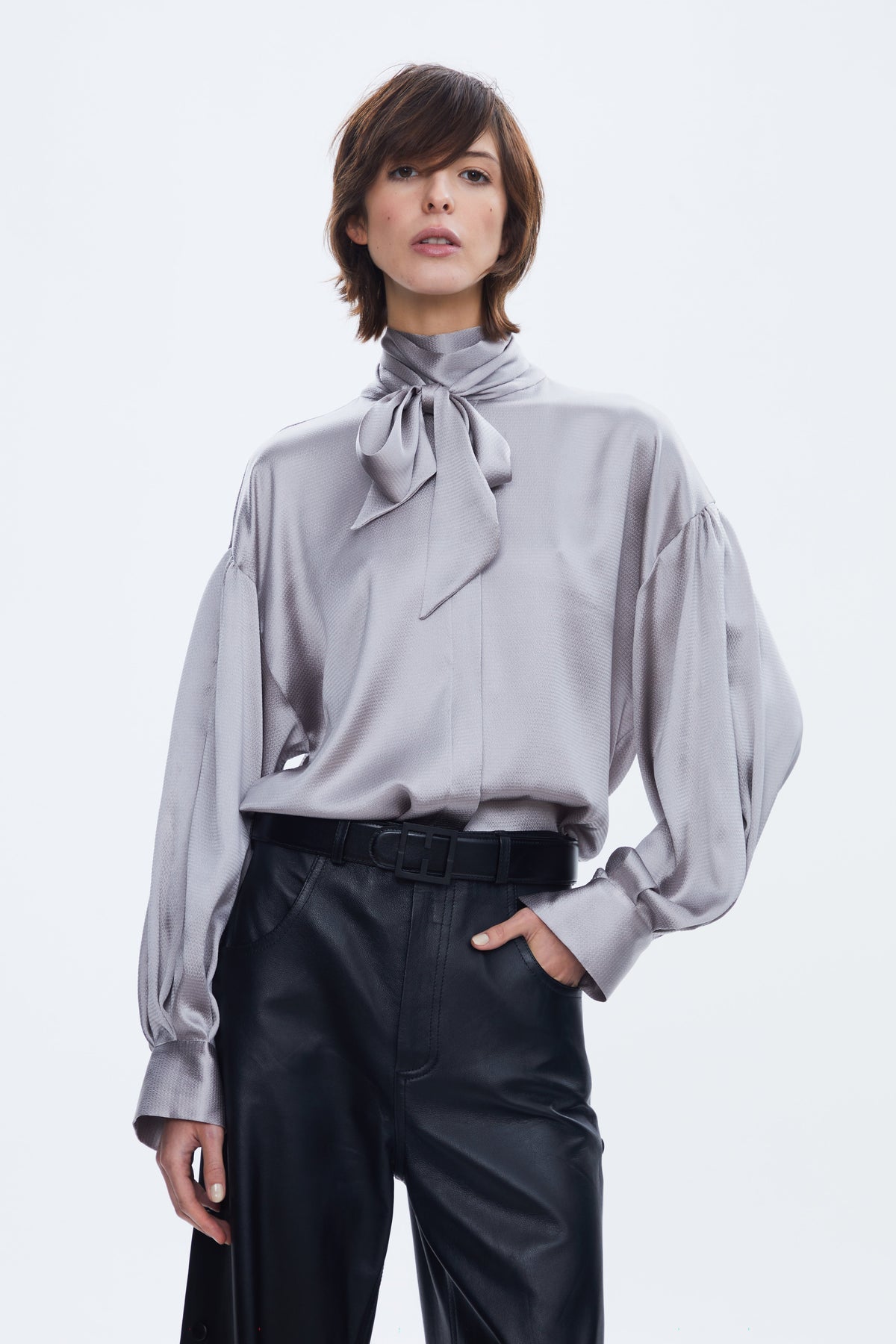 Camisa Georgina Seda Natural - imagen 2