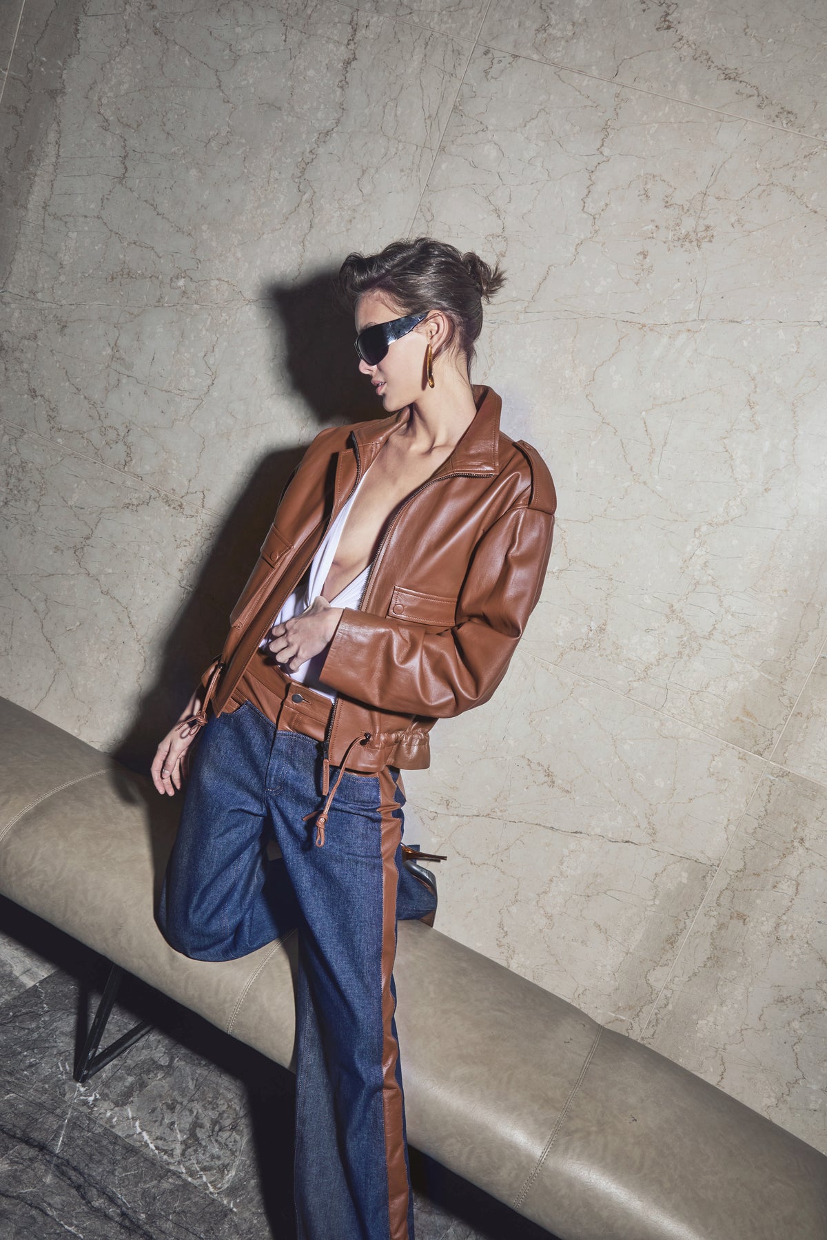 Campera Amalfi Cuero