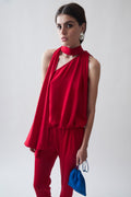 Top Abraccio Seda Natural Rojo - imagen 1