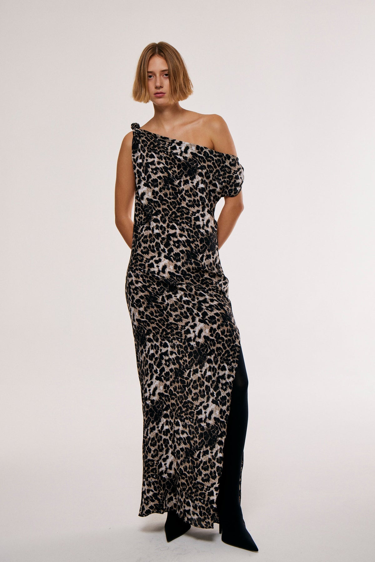 Vestido Gina Print Seda Natural - imagen 2